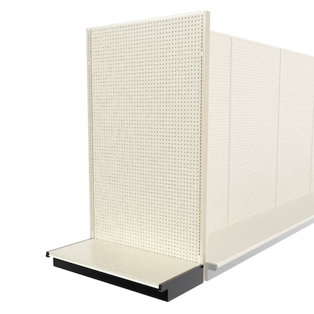 Lozier Shelving End Cap Display, Platinum 48W 84H 22D P482U-EC